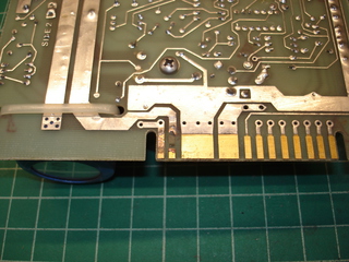 Burned 5411086 edge connector