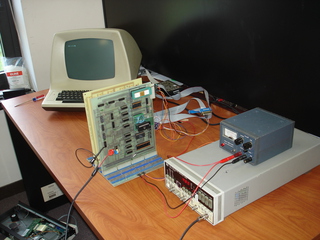 MOS 6501 test setup