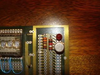 Halt LED and transistor driver