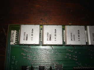 Closeup of 1K x 9 FSU RAM