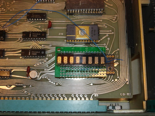 PDSP1881 display adapter in Identicon CPU board