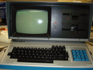 Kaypro II booting CP/M 2.2