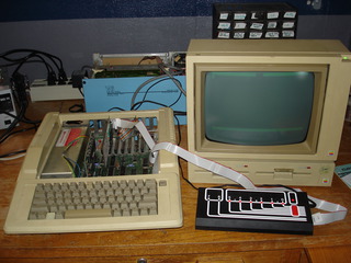 Full Apple II test setup