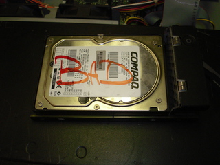 Failed 18 GB SCSI SCA drive