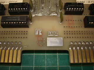 Logo and date on RAM board